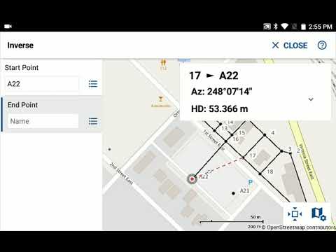 FieldGenius for Android 1.6 - Point Line options