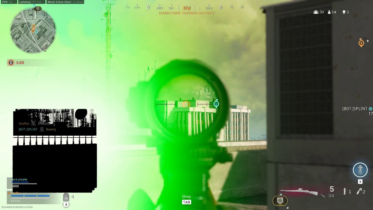 Call of Duty  Modern Warfare Texture Flicker & Black hole Glitch