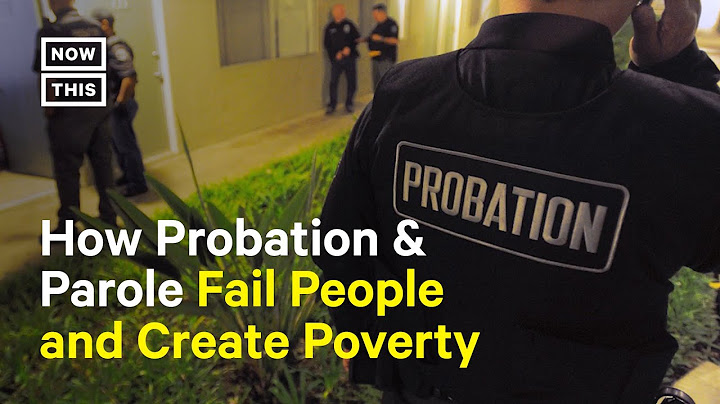 How Probation and Parole Create Intergenerational Poverty