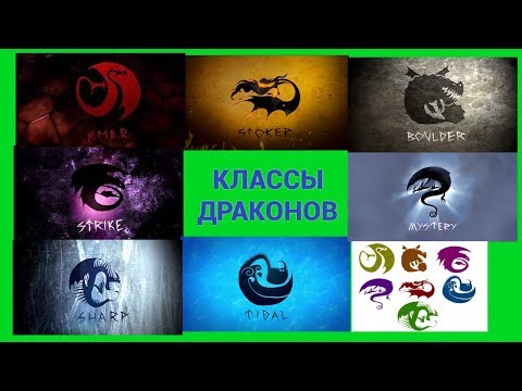 Все КЛАССЫ ДРАКОНОВ по классификации Борка.