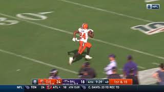 Nick Chubb 88 Yard Touchdown Run | Browns vs. Ravens | NFL