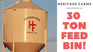 Overhead Cattle Feed Bin, Southwest Fabricators