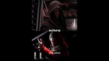 Knightfall Vader (Legends) #vs Darth Revan (Legends) #shorts #starwars 