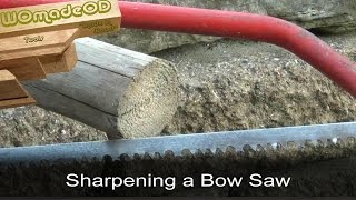 Bow Saw Sharpening Guide