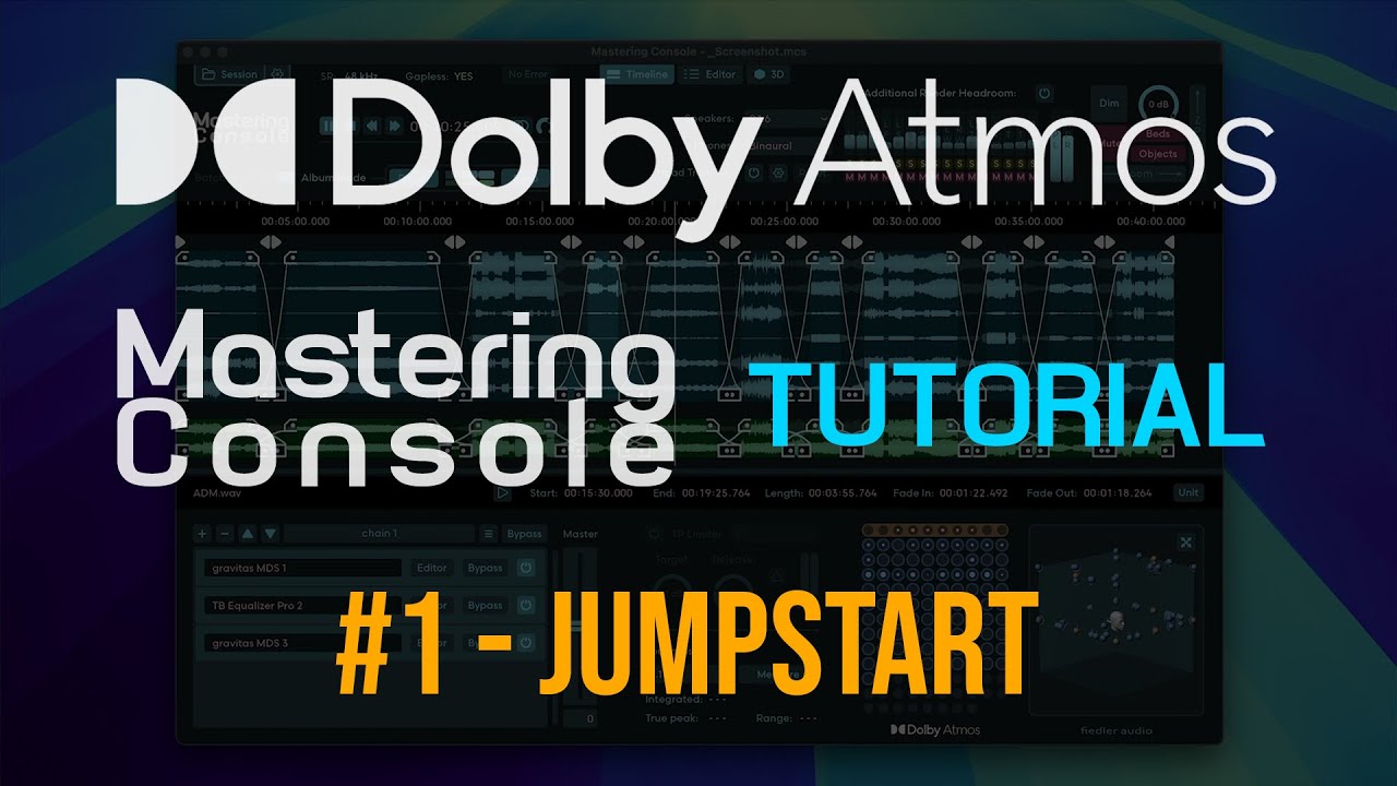 Учебник по мастерингу Dolby Atmos №1 — знакомство с новой консолью мастеринга 