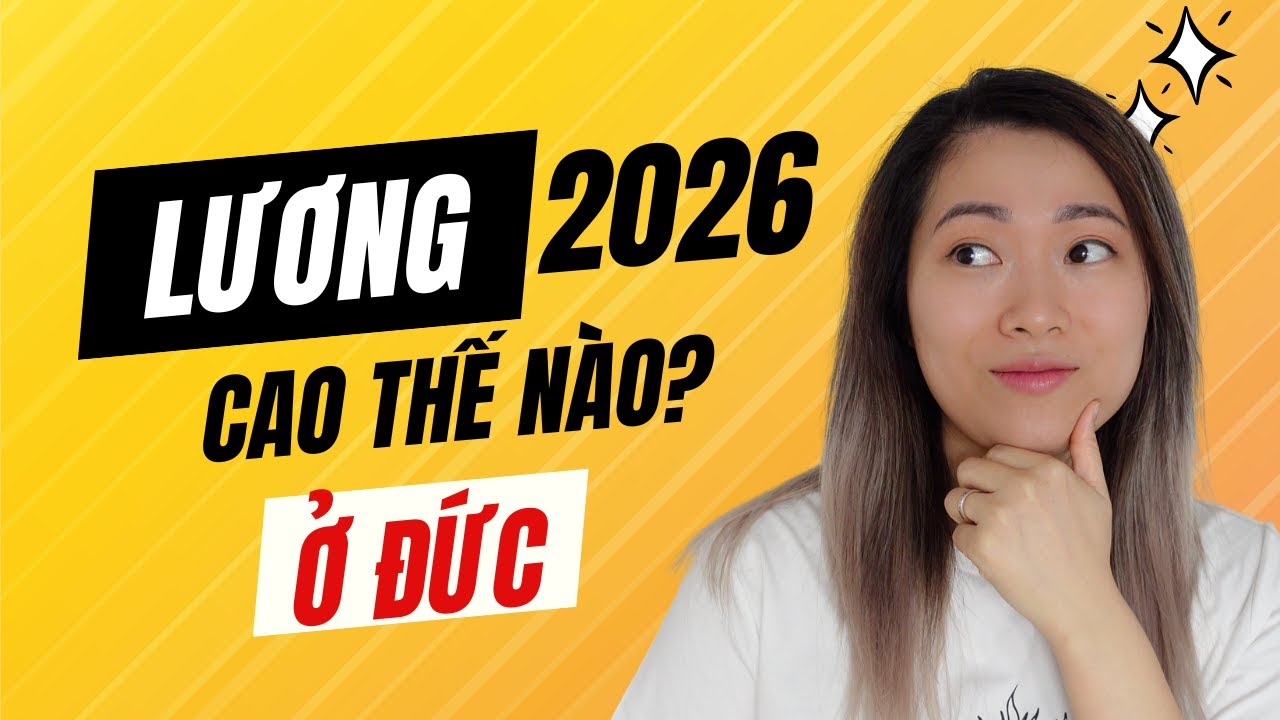 Việc lương cao! LƯƠNG NGHỀ LÀM BÁNH, KHO VẬN, ĐIỀU DƯỠNG, IT Ở ĐỨC 2026 thế nào?