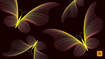 How to create beautiful butterfly using arc tool for beginners | Adobe Illustrator Tutorial