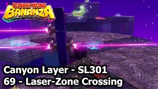 Canyon Layer - SL301 - 69 - Laser-Zone Crossing - Donkey Kong Bananza Guide