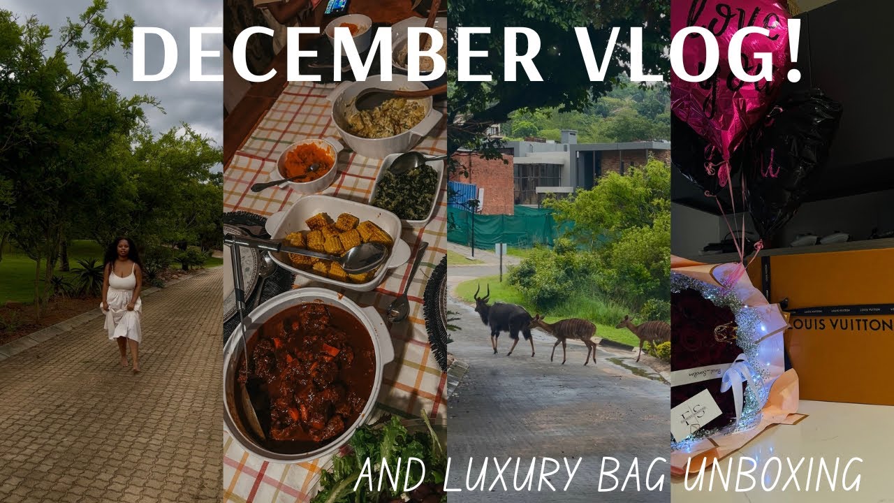 VLOG: Lets Kotiza This December | Unboxing my Louis Vuitton Birthday Gift