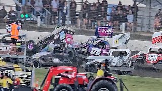 Stratford Speedway - New Zealand Stockcars 2024 Finals - 13/1/24