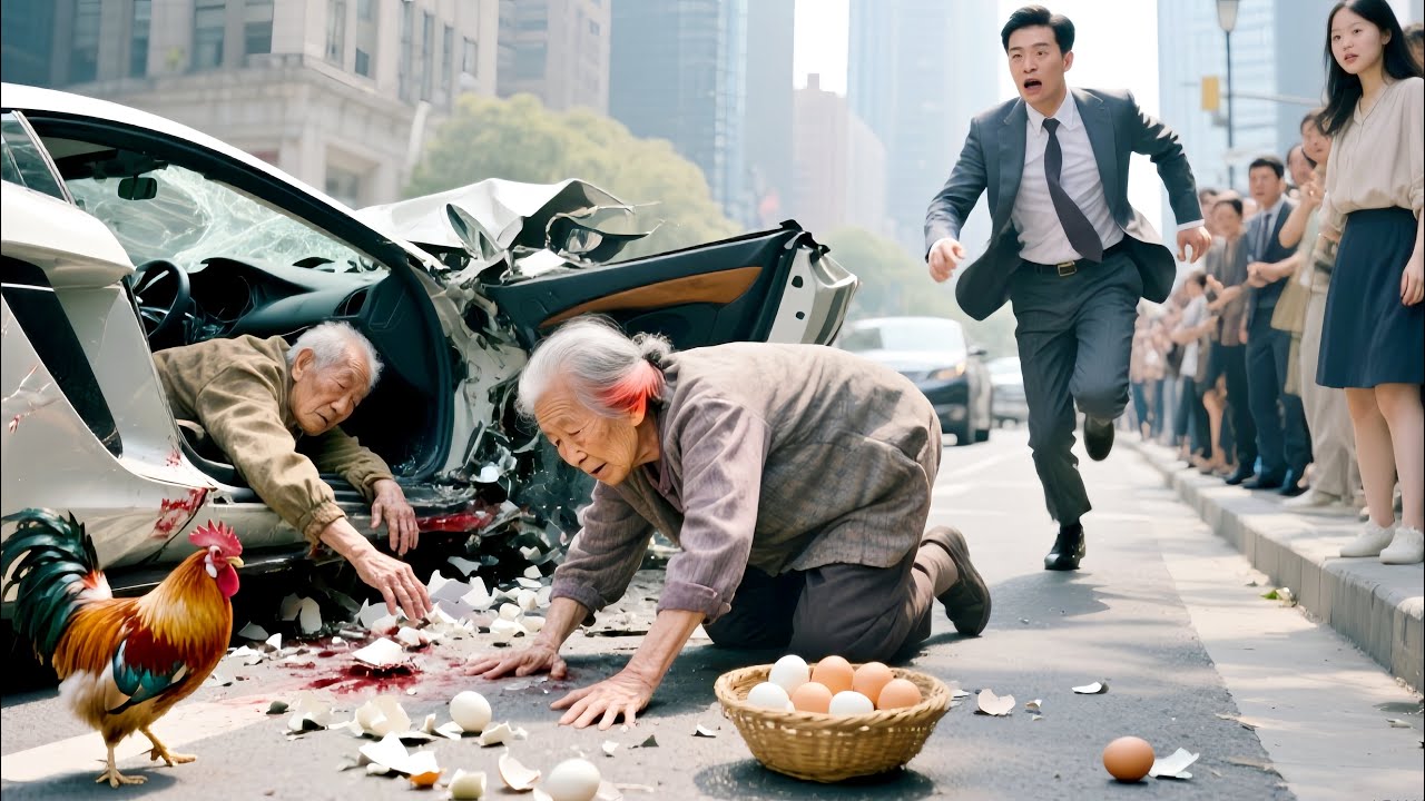 Cặp vợ chồng dưới quê theo con trai lên thành phố,bất ngờ gặp tai nạn xe,không ai cứu.Tất cả là vì..