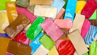 картинка: ASMR 🔪🧼Cutting dry soap🔥Leftovers ❤️💜💙💛💚🧡🤍🩵🤎🩶🩷Резка сухих обрезков 🔥🔥🔥