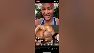 Nya Lee With @fitbodymel Working Out Instagram Live November 7, 2020