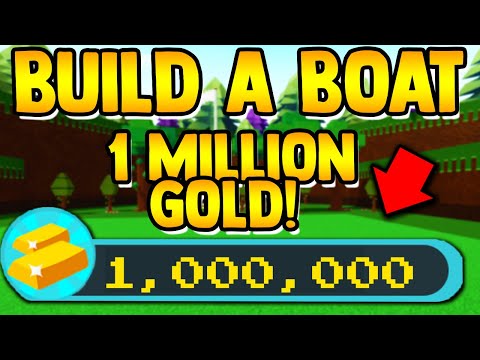 How to get 1 MILLION GOLD!! | Build a boat for Treasure ROBLOX