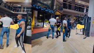 VIDEO HARMONIZE NA MWAKINYO WAKUTANA USO KWA USO GYM WAPIGANA NA KUTUKANANA MATUSI MAZITO HUNIWEZI