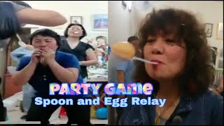 🎉Party Game: Egg and Spoon Relay Race🎉