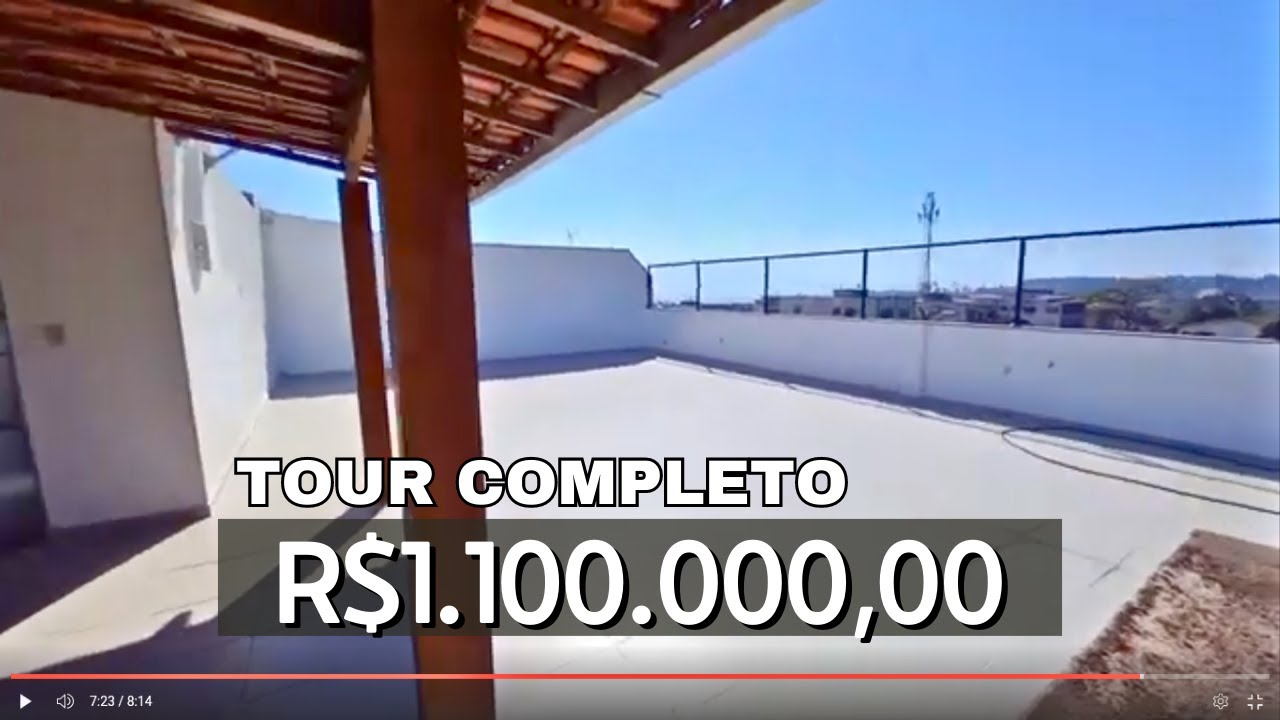 Tour pela cobertura duplex de 410 metros no Moneró, Ilha do Governador -  R$1.100.000,00