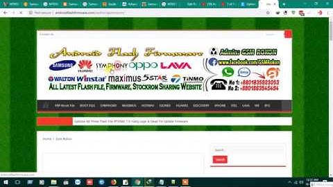 Gphone A9 Prime Flash File MT6580 7.0 Hang Logo & Dead Fix Update Firmware