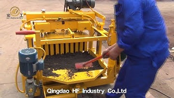 QMJ4-30 moving concrete hollow block machine - Qingdao HF Industry Co.,Ltd