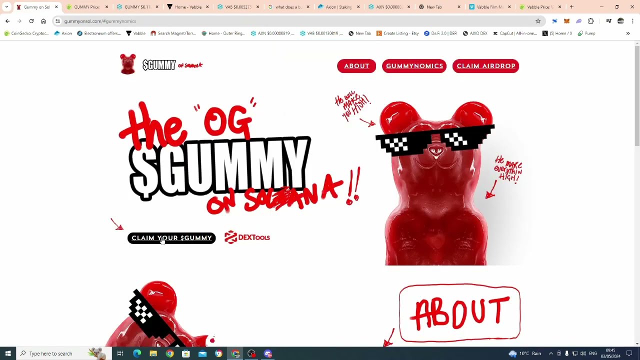 GUMMY OMG🔥 , VABBLE DON'T BE LATE HERE URGENT🚀🚀, AXION YR3 NICE AND STEADY PLUS  MORE.