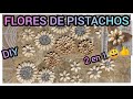 💞😃COMO HACER FLORES CON PISTACHOS 💞 Cáscaras de pistachos DIY😃👍