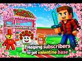 Helping subscribers to get valentine base #stealabrainrot #roblox #senpaispider #robloxlive #senpai