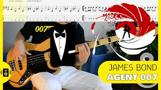 James Bond Agent 007 Bass Tabs Note Бас табы