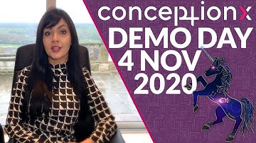 Conception X | Demo Day Invitation, 4 November 2020