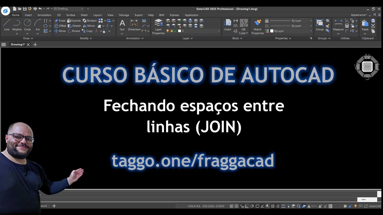 Como Juntar e Unir Linhas no AutoCAD | FraggaCAD unificar o contorno de ...