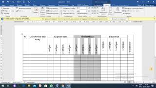 картинка: MS WORD ТАБЛИЦА МЕНЕН ИШТӨӨ