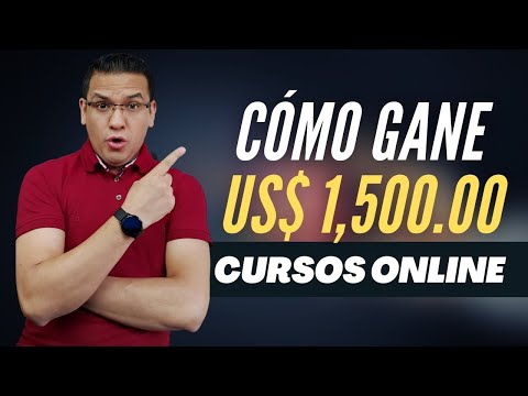 CÓMO GANE US.$ 1,500 CON CURSOS ONLINE