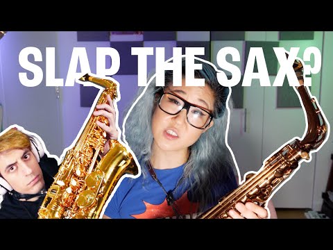 Grace Kelly challenges @Davie504 to SLAP the SAXOPHONE!