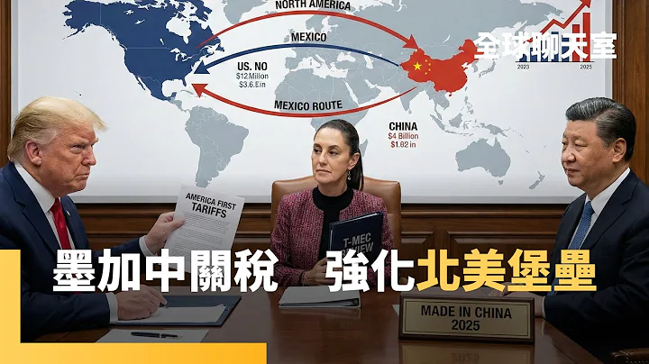 墨西哥將對中加關稅　配合川普政府方向　強化「北美堡壘」　川普指墨西哥違反1944年協議　批「欠水不給」　俄間諜潛伏墨西哥刺談情報　CIA要求驅逐｜全球聊天室｜#鏡新聞