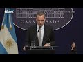 "La asistencia a los comedores comunitarios nunca va a ser recortada", aseguró Adorni