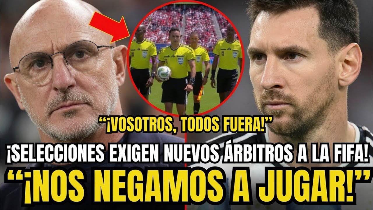 🚨BOMBA MUNDIAL: ¡FIFA ECHA A 8 ÁRBITROS! JUGADORES EXPLOTAN:¡EXIGEN JUGAR CON NUEVOS ÁRBITROS Y VAR!