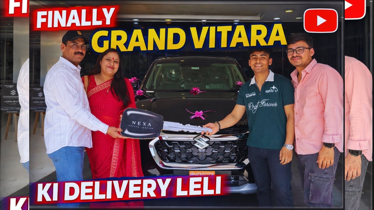 FINALLY Grand Vitara Ki Delivery Le Li 😍 Sapna Pura Ho Gaya!