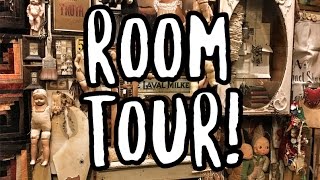 NEW FILMING ROOM TOUR! BIGGER! BETTER! FREAKIER? | GRAV3YARDGIRL ROOM TOUR