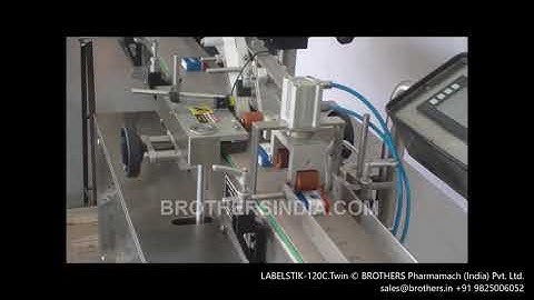 LABELSTIK-120C.spl Sticker Labelling to apply Security Label on Bearing Carton with Single Dispenser
