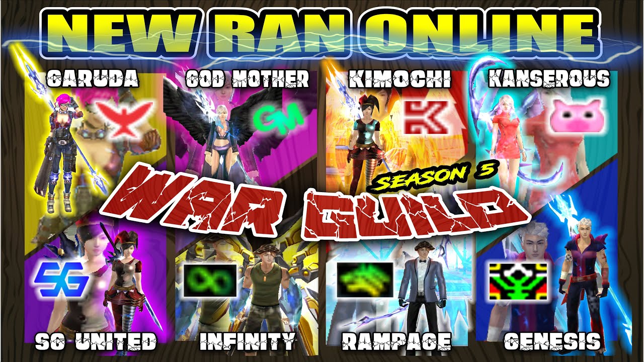 New Ran Online Clan War Season 5 Day 6 YouTube