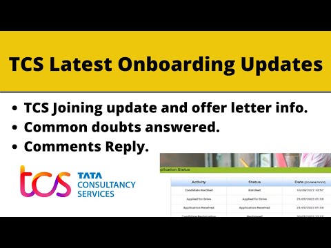TCS Latest Onboarding