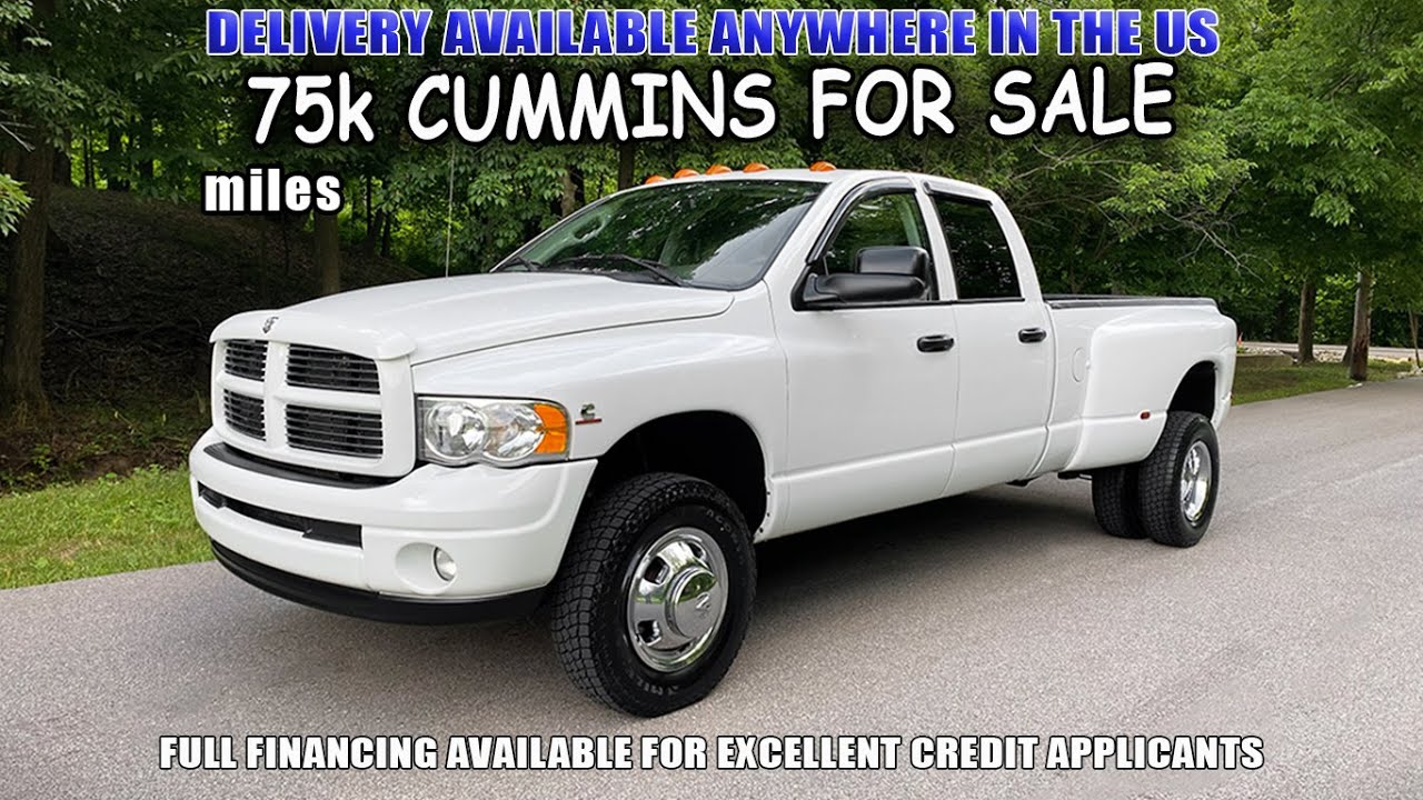 5.9 Cummins For Sale: 2004 Dodge Ram 3500 Laramie Sport 4x4 Dually With ...