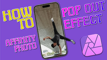 How To Create Photo Pop Out Effect - Affinity Photo
