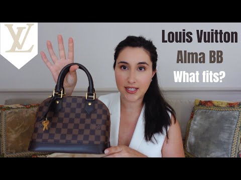 LOUIS VUITTON ALMBA BB DAMIER EBENE UNBOXING 2022