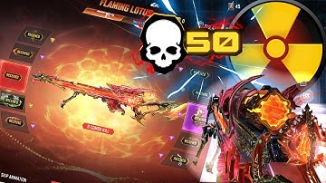 MAX UPGRADE DLQ33 LOTUS FLAMES - DROPPED 50KILL RANK NUKE | MYTHIC DLQ FULL DRAW