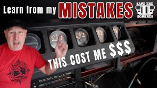 Jeep YJ Dash Light Fix and LED Upgrade