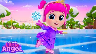 snowflake princess ice winter fun little angel kids songs