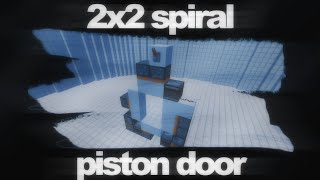 Small Spiral 2x3 Piston Door