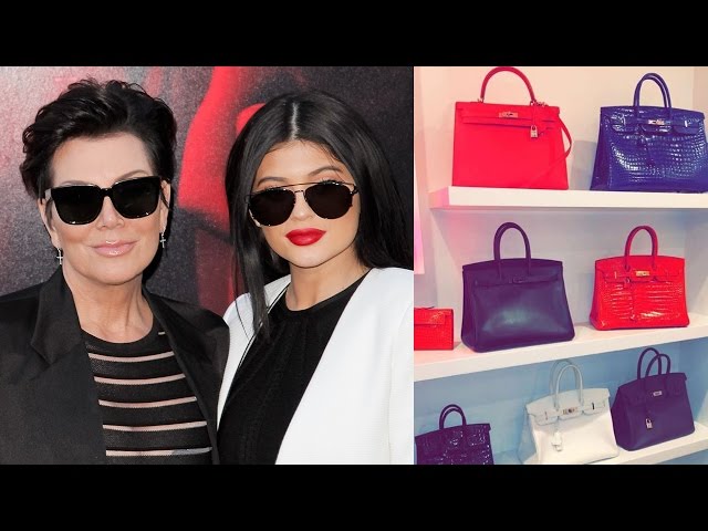 kris jenner birkin closet