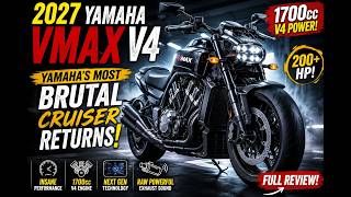 2027 Yamaha VMAX V4 –Yamaha’s Most Brutal Cruiser RETURNS! | Full Review, Specs, Top Speed & Price