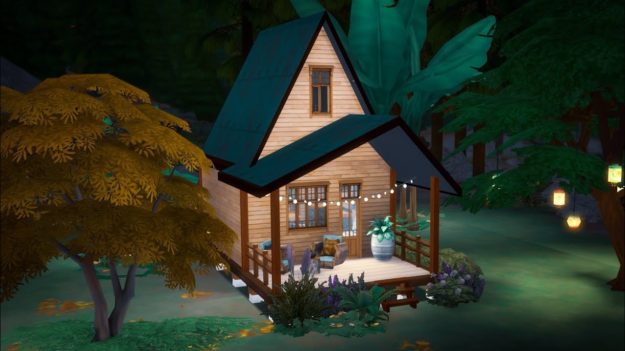 Real To Sims Off The Grid Tiny House + CC LINKS THE SIMS 4